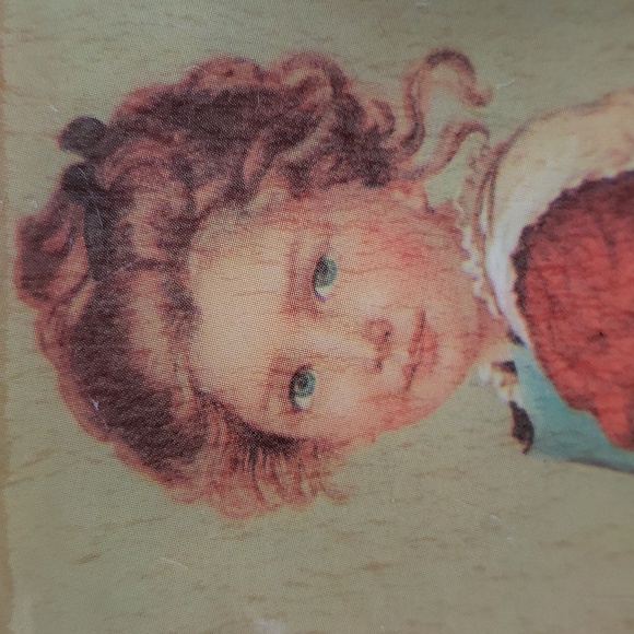 Vintage Framed Tile This is the Way we wash clothes Painting by G.S. Leslie R.A. - Picture 4 of 11